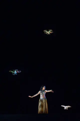 Dead Serious Dancing with drones (c) Kobe Wens